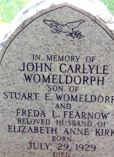 John Carlyle Womeldorph on Sysoon