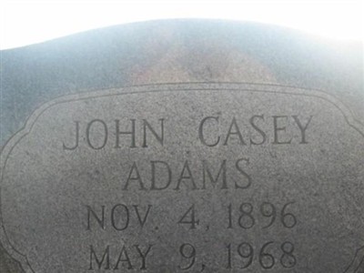 John Casey Adams on Sysoon
