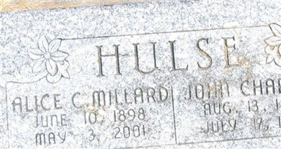 John Charles Hulse on Sysoon