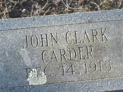 John Clark Carder on Sysoon