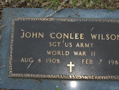 John Conlee Wilson on Sysoon