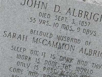 John D Albright on Sysoon