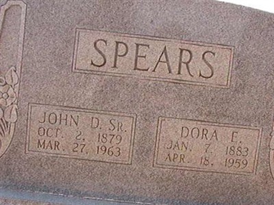 John D Spears, Sr on Sysoon