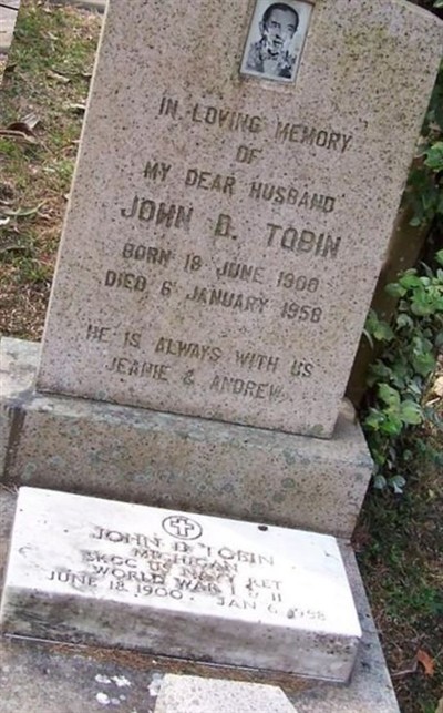 John D. Tobin on Sysoon