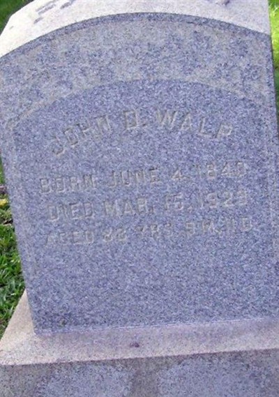 John D. Walp on Sysoon