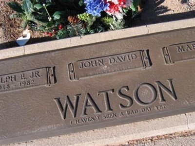 John David Watson on Sysoon