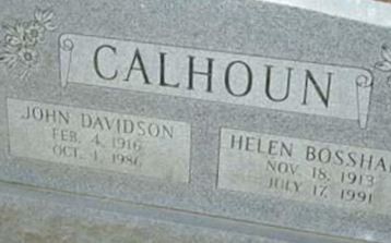 John Davidson Calhoun on Sysoon
