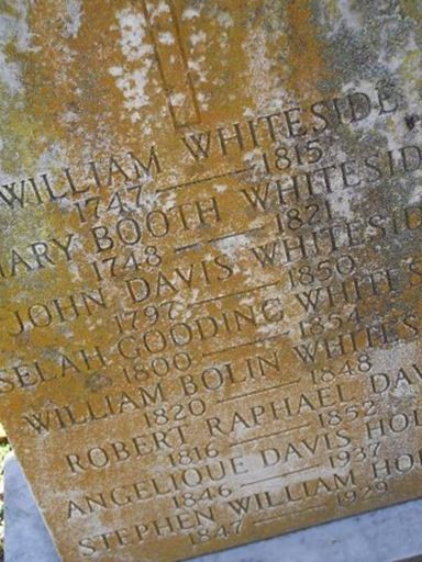 John Davis Whiteside on Sysoon