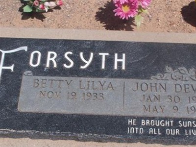 John Devon Forsyth on Sysoon
