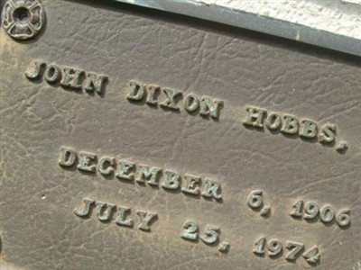 John Dixon Hobbs, Jr on Sysoon