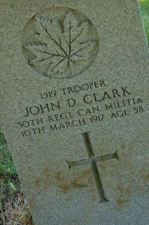 John Duff Clark on Sysoon
