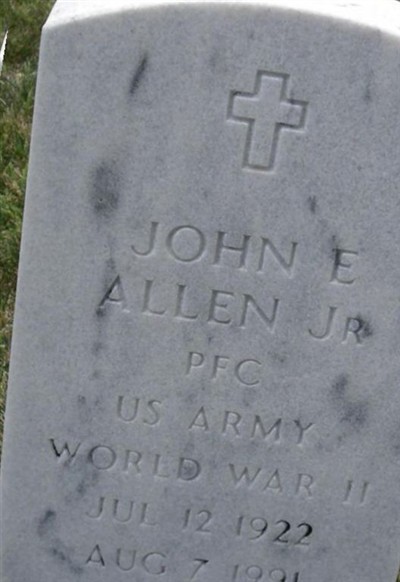 John E Allen, Jr on Sysoon
