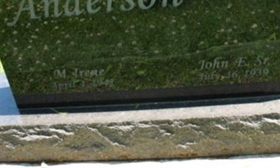 John E Anderson, Sr on Sysoon