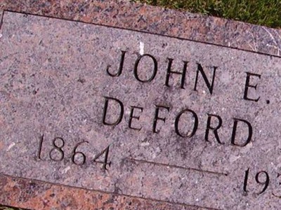 John E DeFord on Sysoon