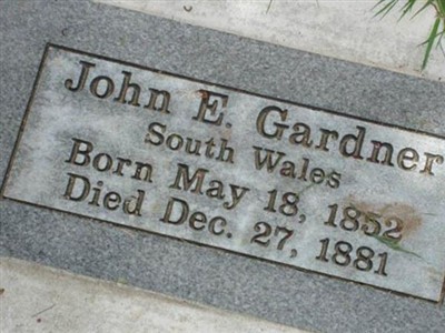 John E. Gardner on Sysoon