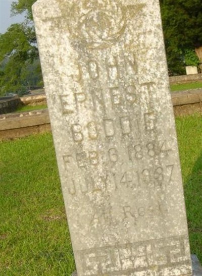 John Earnest Boddie on Sysoon