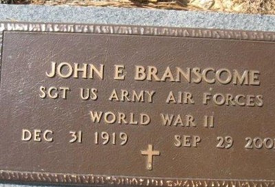 John Ed Branscome on Sysoon