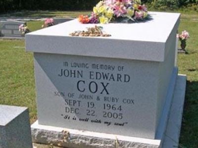 John Edward Cox on Sysoon