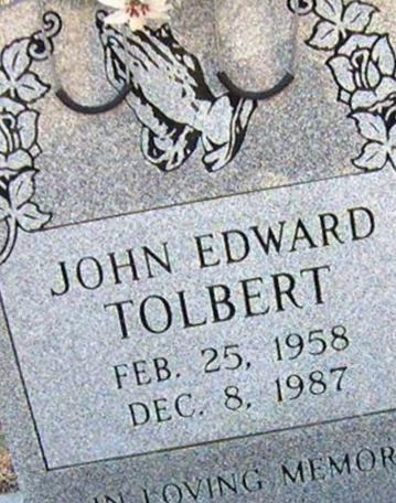John Edward Tolbert on Sysoon