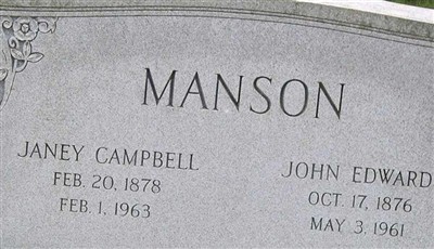John Edwards Manson on Sysoon