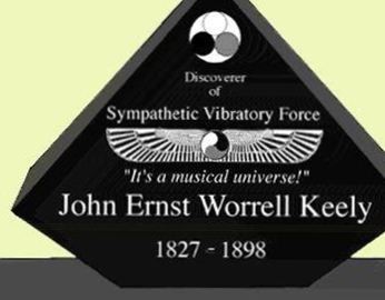 John Ernest Worrell Keely on Sysoon