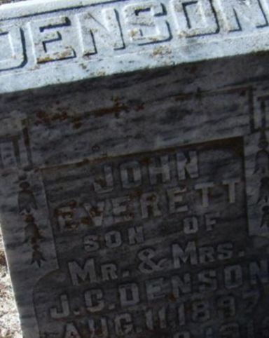 John Everett Denson on Sysoon