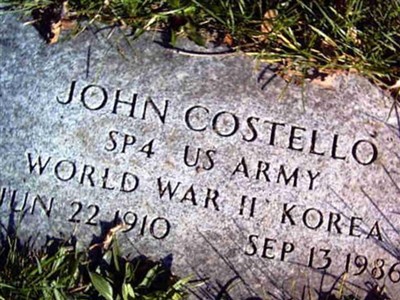 John F Costello on Sysoon