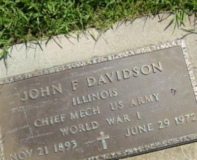 John F Davidson on Sysoon