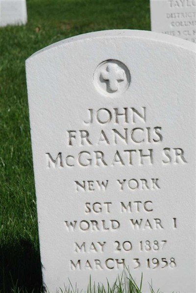 John F Mcgrath on Sysoon