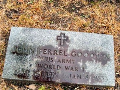 John Ferrel Goodwin on Sysoon