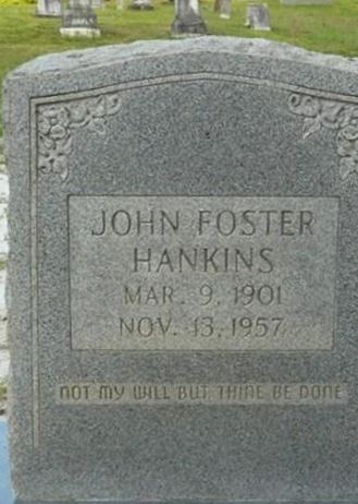 John Foster Hankins on Sysoon