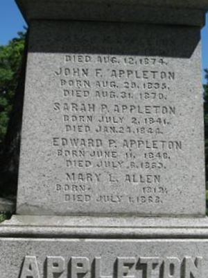John Francis Appleton on Sysoon
