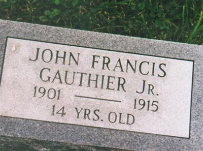 John Francis Gauthier, Jr on Sysoon