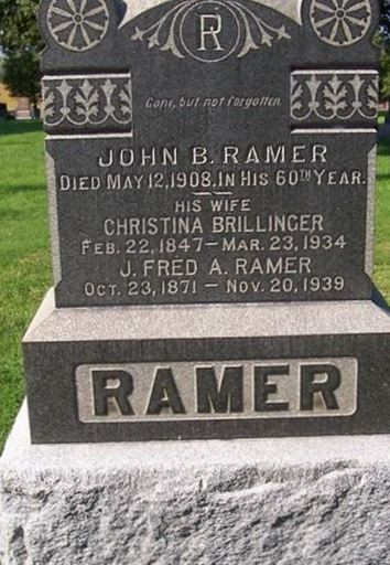 John Frederick A. "Fred" Ramer on Sysoon