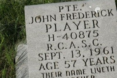 John Frederick Player on Sysoon