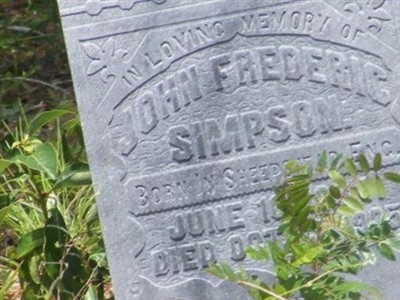 John Frederick Simpson on Sysoon