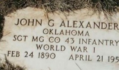 John G Alexander on Sysoon