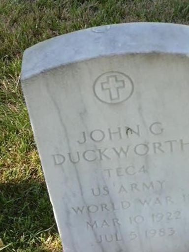 John G Duckworth on Sysoon