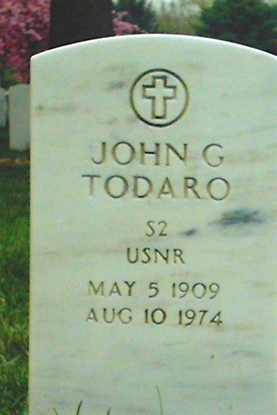John G Todaro on Sysoon