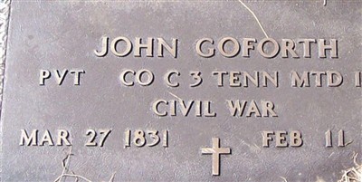 John Goforth on Sysoon