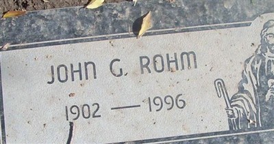John Gotthilf Rohm on Sysoon