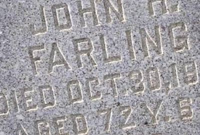John H. Farling on Sysoon