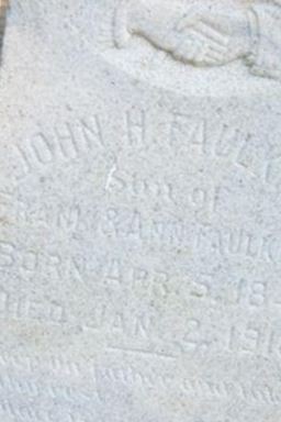 John H. Faulkner on Sysoon