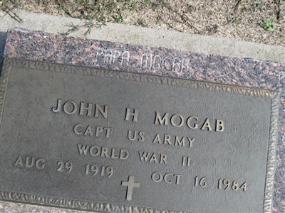 John H Mogab on Sysoon