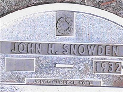 John H Snowden on Sysoon