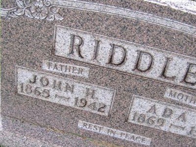 John Harrison Riddle on Sysoon