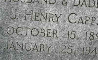 John Henry Capps on Sysoon