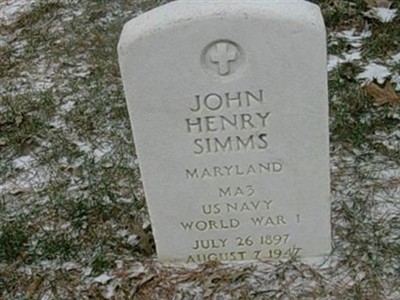 John Henry Simms on Sysoon