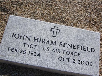 John Hiram Benefield, Sr on Sysoon