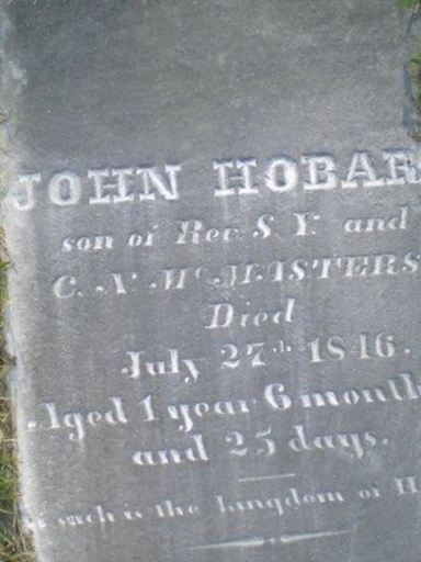 John Hobart McMasters on Sysoon